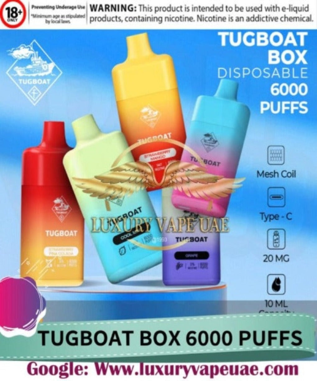 TUGBOAT BOX 6000 PUFFS