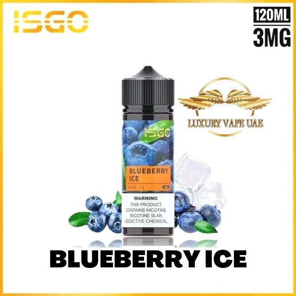 BLUEBERRY ICE BY ISGO E-LIQUID 120ML