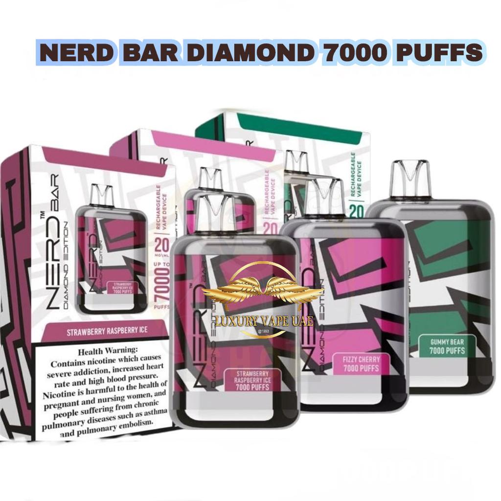 BUY NERD DIAMOND 7000 PUFFS DISPOSABLE DUBAI UAE
