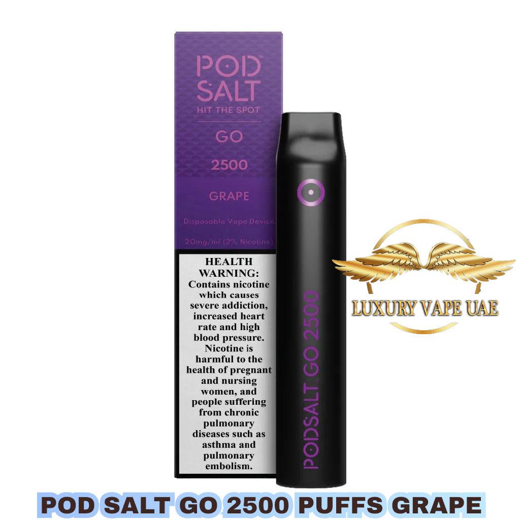BUY POD SALT GO GRAPE 2500 PUFFS IN DUBAI