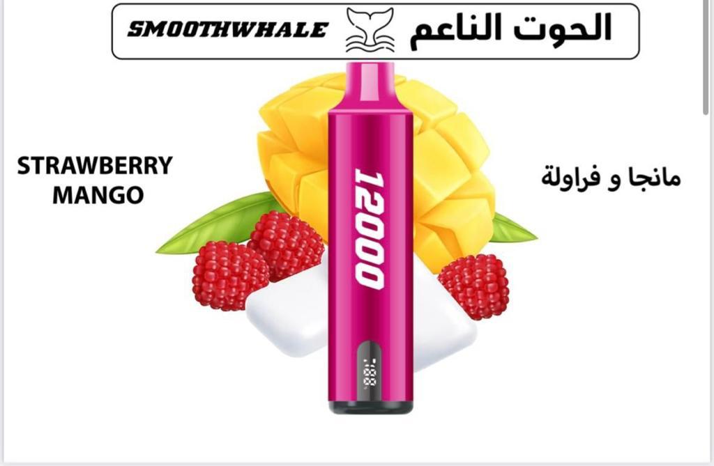 NEW SMOOTH WHALE 12000 PUFFS 50MG DISPOSABLE VAPE