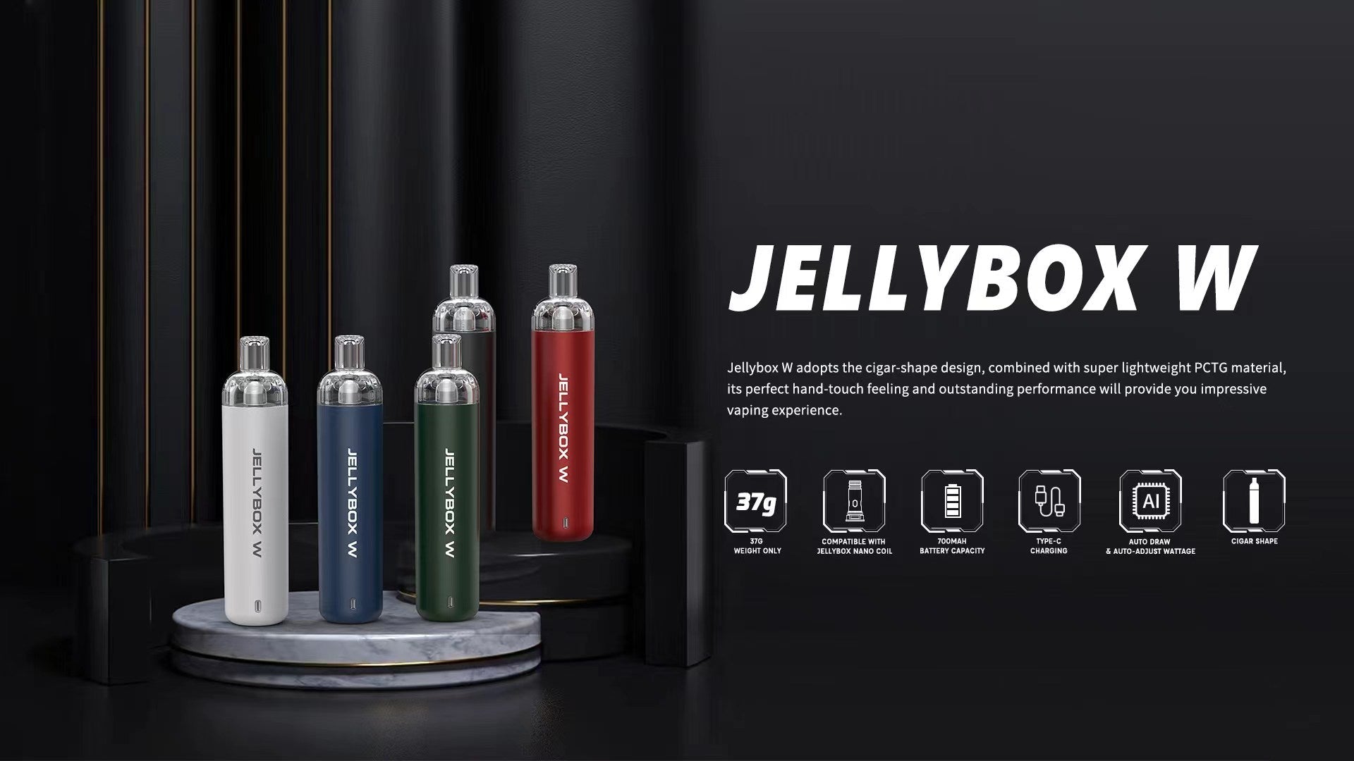 Rincoe Jellybox W Pod System Kit 650mAh 2ml..