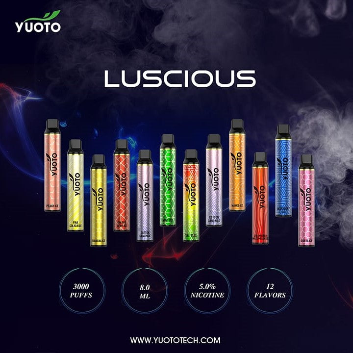  Yuoto Luscious 3000 Puffs Disposable Vape