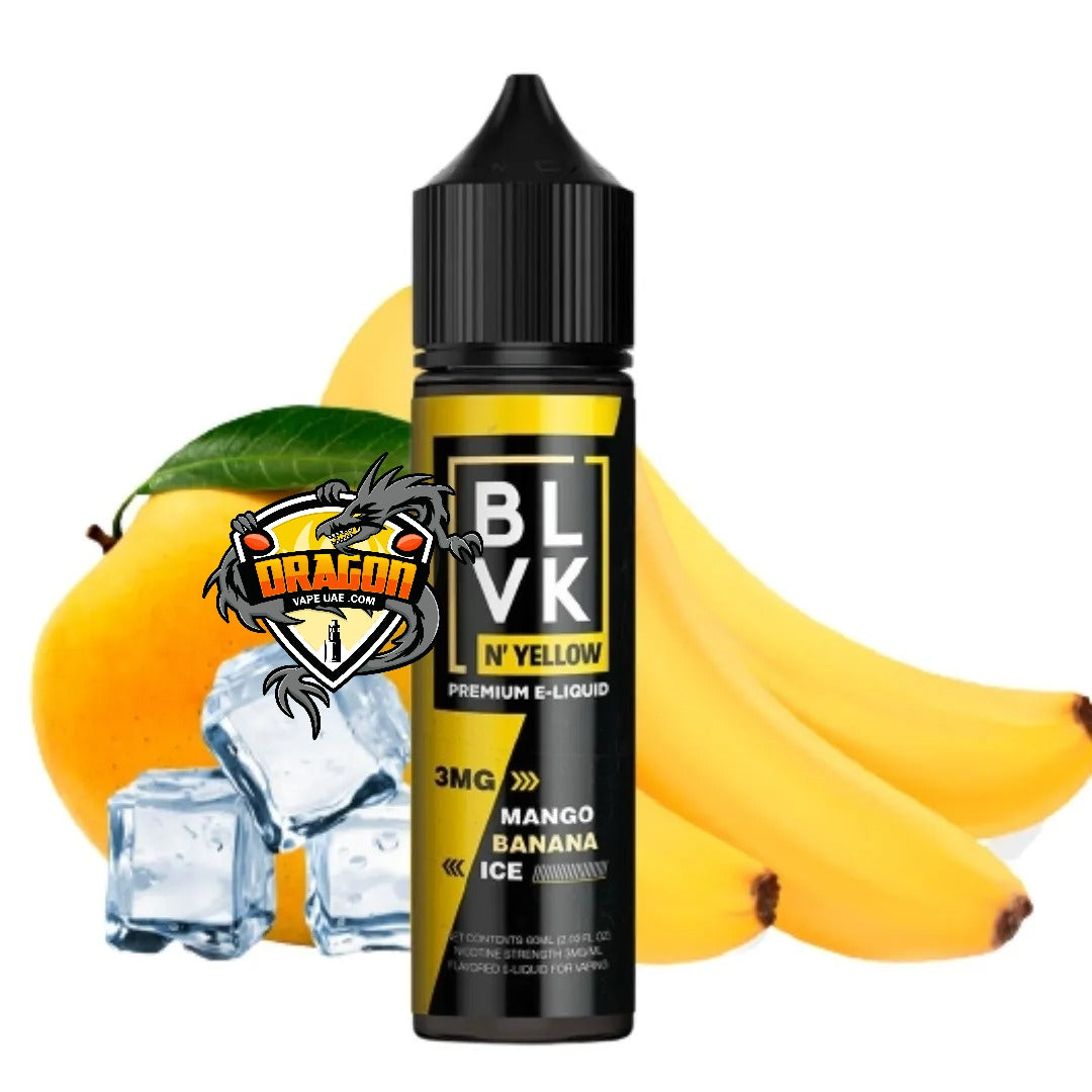 Mango Banana Ice by BLVK N Yellow Salt E-Liquid
