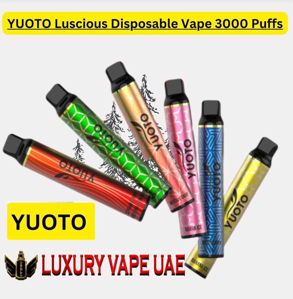 Yuoto Luscious 3000 Puffs Disposable Vape in Dubai